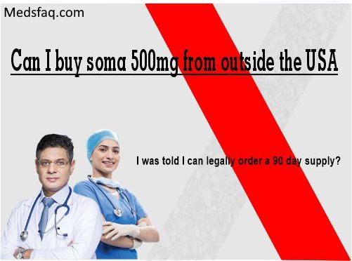 Buy Soma Pills 500mg